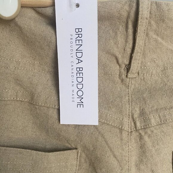 Brenda Beddome Stretch Linen Wide Leg Pant Size 30 - Picture 5 of 9